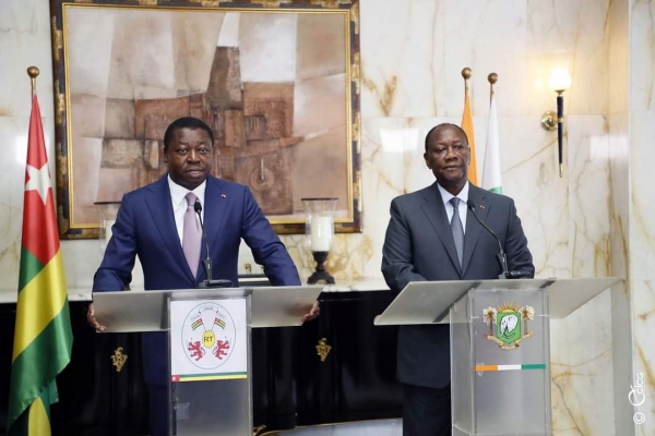 C&ocirc;te d'Ivoire/ Lutte contre le terrorisme: le Pr&eacute;sident Ouattara et le Pr&eacute;sident Faure pour une solution sous-r&eacute;gionale