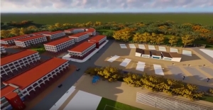 Maquette de l"universit&eacute; de Man