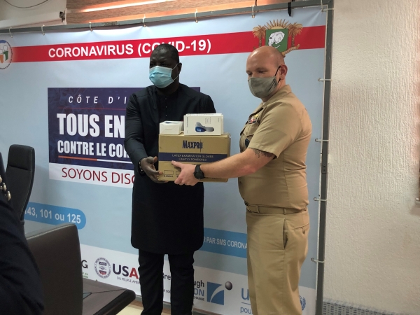 C&ocirc;te d&rsquo;Ivoire/ Covid19 : Don du gouvernement des USA &agrave; l&rsquo;INHP