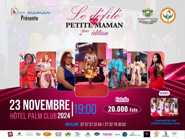 C&ocirc;te d'Ivoire/2&egrave;me &eacute;dition du "D&eacute;fil&eacute; de la Petite Maman" : une soir&eacute;e f&eacute;&eacute;rique pour venir en aide aux personnes souffrant d'AVC