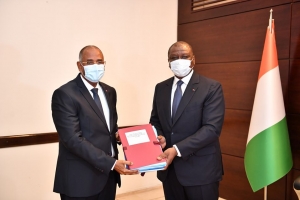 C&ocirc;te d'Ivoire : le Premier Ministre Hamed BAKAYOKO prend fonction