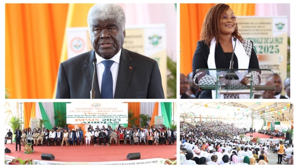 C&ocirc;te d&rsquo;Ivoire-Journ&eacute;e Nationale de la Paix 2025 : Le Premier ministre Beugr&eacute; Mamb&eacute; appelle &agrave; renforcer la culture d&eacute;mocratique pour pr&eacute;server la paix