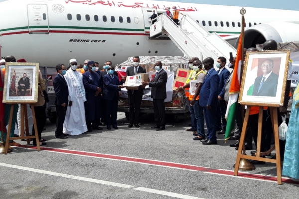 C&ocirc;te d'Ivoire/ Covid-19: Le Maroc fait un important don &agrave; la Cote d&rsquo;Ivoire