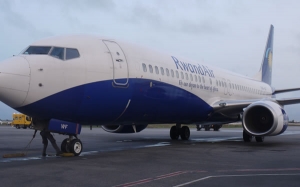 Le Boing A737-800 de RwandAir