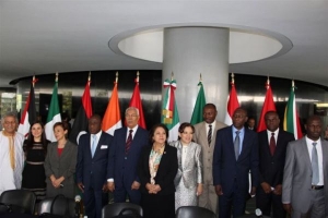 La d&eacute;l&eacute;gation d'hommes d'affaires mexicains