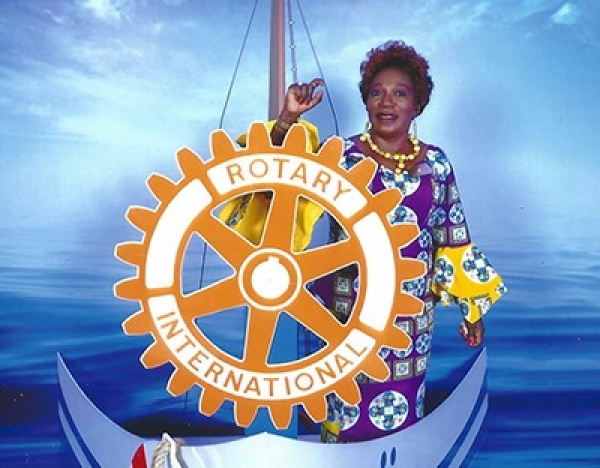 Marie-Ir&egrave;ne Richmond Ahoua, pr&eacute;sidente du district 9101 du Rotary international