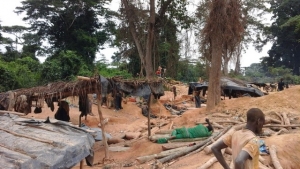 Le site aurif&egrave;re d'Abouakakro II envahi &agrave; nouveau par des orpailleurs clandestins