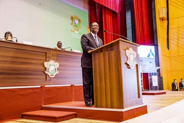C&ocirc;te d&rsquo;Ivoire/ Etat de la Nation : le Pr&eacute;sident Ouattara pr&eacute;sente aux parlementaires r&eacute;unis &agrave; Yamoussoukro une C&ocirc;te d&rsquo;Ivoire solide et prosp&egrave;re