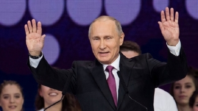 Pr&eacute;sidentielle Russe : Vladimir Poutine donn&eacute; vainqueur au premier tour