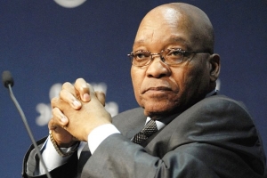 Le pr&eacute;sident sud-africain Jacob Zuma