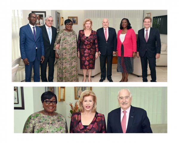 C&ocirc;te d&rsquo;Ivoire : Dominique Ouattara re&ccedil;oit l&rsquo;ancien pr&eacute;sident colombien Andr&eacute;s Pastrana Arango