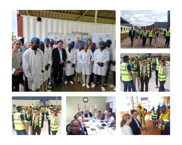 Industrie agroalimentaire : Wencai Zhang visite deux usines et un centre de formation dans le centre et le Sud-est de la C&ocirc;te d'Ivoire
