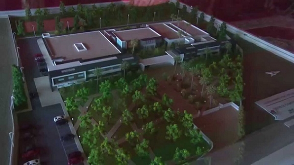 Une vue de la maquette du village des p&ecirc;cheurs de Grand-Lahou