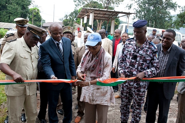 C&ocirc;te d&rsquo;Ivoire : Inauguration Man de plusieurs ouvrages financ&eacute;s par l&rsquo;ONUCI dans l'Ouest ivoirien