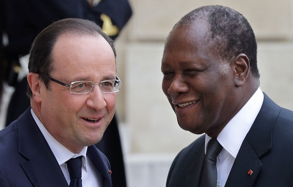 Fran&ccedil;ois Hollande f&eacute;licite Ouattara pour sa r&eacute;&eacute;lection &agrave; la t&ecirc;te de la C&ocirc;te d'Ivoire