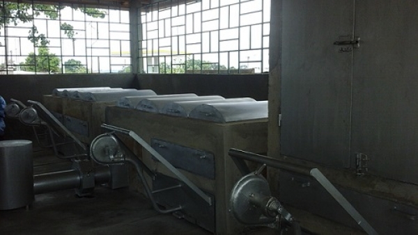 Une vue du four de sechage de poisson offert aux femmes de Guessabo par le PNUD