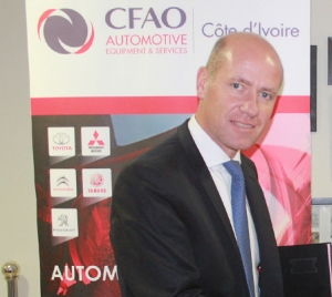 Le PDG de CFAO C&ocirc;te d'Ivoire Fabrice de Creisquer