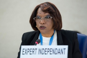 L'experte de l'ONU, Marie Th&eacute;r&egrave;se Bocoum Keita