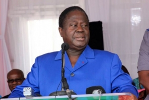 Henri Konan B&eacute;di&eacute;, pr&eacute;sident du PDCI