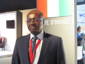Le pr&eacute;sident de la chambre de commerce et d'industrie de C&ocirc;te d'Ivoire, M. Faman Tour&eacute;, le 16 mars 2017 &agrave; la 5&egrave;me &eacute;dition du FIAD &agrave; Casablanca
