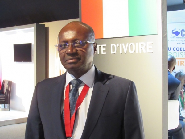 Le pr&eacute;sident de la chambre de commerce et d'industrie de C&ocirc;te d'Ivoire, M. Faman Tour&eacute;, le 16 mars 2017 &agrave; la 5&egrave;me &eacute;dition du FIAD &agrave; Casablanca