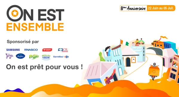 E-commerce: Jumia f&ecirc;te son 8eme anniversaire  sous le signe de la solidarit&eacute;