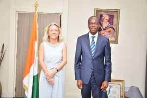 Lutte contre la corruption : le ministre Zoro Epiphane Ballo &eacute;change avec l&rsquo;Ambassadeur de suisse en c&ocirc;te d&rsquo;ivoire