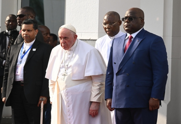 RDC: Le Pape d&eacute;nonce &ldquo;le colonialisme &eacute;conomique&rdquo;