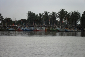 La berge d'Ossibassa sur l'&icirc;le Boulay