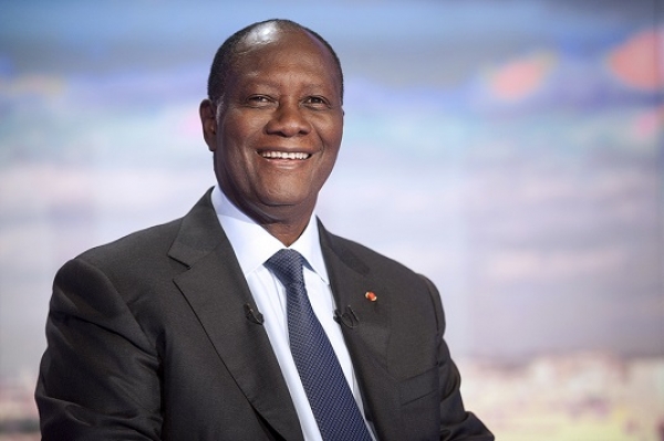 Le pr&eacute;sident ivoirien Alassane Ouattara