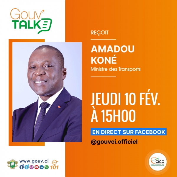 C&ocirc;te d'Ivoire: Le Ministre Amadou Kon&eacute; parle de s&eacute;curit&eacute; routi&egrave;re face aux internautes