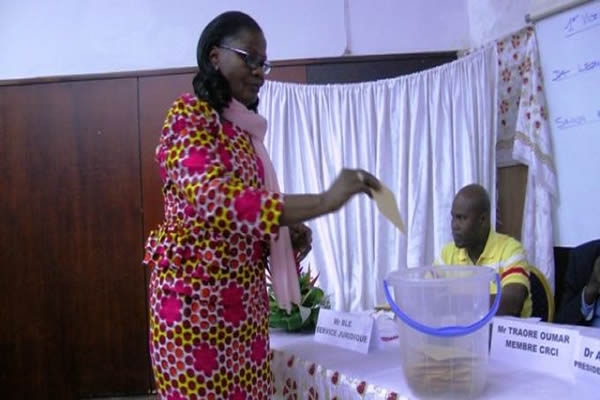 Souar&eacute; Kon&eacute; Karidiata, nouvelle pr&eacute;sidente &eacute;lue de la Croix Rouge Cote d&rsquo;Ivoire