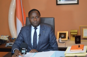 Le ministre ivoirien de l'Agriculture Mamadou Sangafowa Coulibaly