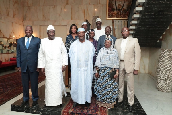 UEMOA : Les m&eacute;diateurs des pays membres f&eacute;licitent le pr&eacute;sident Ouattara pour ses actions