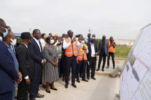 Infrastructures routi&egrave;res : le ministre Am&eacute;d&eacute; Kouakou s'enquiert de l'&eacute;tat d'avancement des travaux de plusieurs ouvrages dont le p&eacute;age de l'autoroute Abidjan-Grand-Bassam