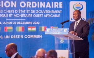 Zone UEMOA : Le Pr&eacute;sident Alassane Ouattara appelle a la pr&eacute;servation de la Paix et de la stabilit&eacute;
