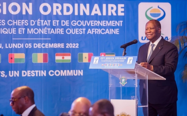 Zone UEMOA : Le Pr&eacute;sident Alassane Ouattara appelle a la pr&eacute;servation de la Paix et de la stabilit&eacute;