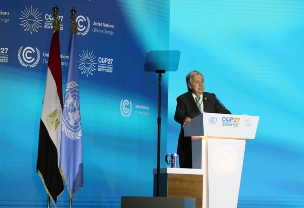 COP27: Guterres regrette l&rsquo;absence d&rsquo;un plan