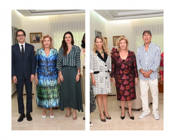 C&ocirc;te d&rsquo;Ivoire : la Premi&egrave;re Dame re&ccedil;oit l&rsquo;Ambassadeur de la Conf&eacute;d&eacute;ration Suisse et le producteur hollywoodien Lawrence Kasanoff
