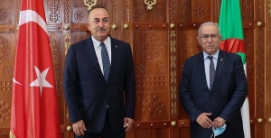Visite du ministre des Affaires &eacute;trang&egrave;res Mevl&uuml;t &Ccedil;avuşoğlu en Alg&eacute;rie, 14-15 ao&ucirc;t 2021