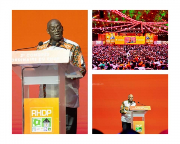 C&ocirc;te d&rsquo;Ivoire : ouverture du 2&egrave;me congr&egrave;s ordinaire du RHDP &agrave; Abidjan