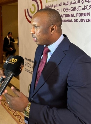 1er Forum international des jeunes parlementaires socialistes et sociaux-d&eacute;mocrates : Le d&eacute;put&eacute; malien Nouhoum Sarr appel &agrave; une solidarit&eacute; autour du Mali