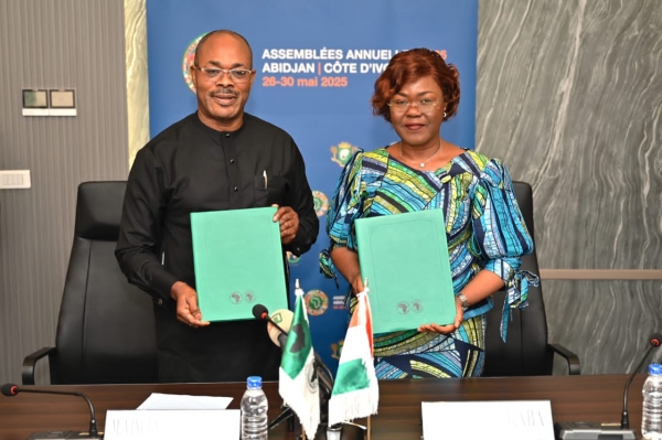 C&ocirc;te d&rsquo;Ivoire/Assembl&eacute;es annuelles BAD-2025:  le gouvernement signe un accord avec l'institution financi&egrave;re africaine