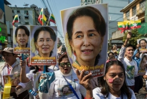 Le parti d&rsquo;Aung San Suu Kyi appelle &agrave; &ldquo;sa lib&eacute;ration&rdquo; imm&eacute;diate