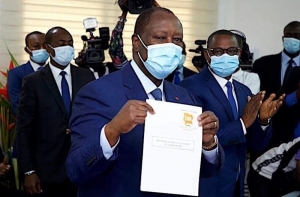 C&ocirc;te d&rsquo;Ivoire/ Pr&eacute;sidentielle 2020 : Alassane Ouattara a d&eacute;pos&eacute; son dossier de candidature