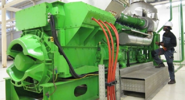 Un moteur &agrave; gaz Jenbacher