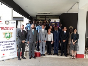 C&ocirc;te d'Ivoire: l&rsquo;OIM et des partenaires au d&eacute;veloppement &oelig;uvrent &agrave; construire des postes frontaliers