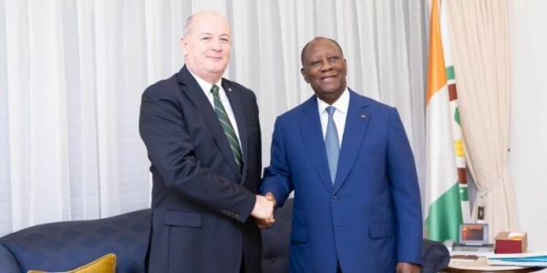 C&ocirc;te d&rsquo;Ivoire/Audience : le pr&eacute;sident Alassane Ouattara re&ccedil;oit les lettres de cr&eacute;ance de cinq nouveaux Ambassadeurs