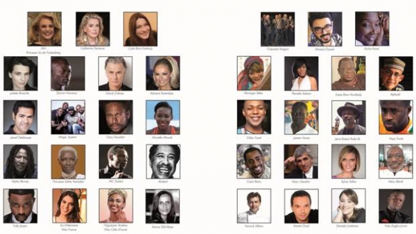 Carla Bruni, Djimon Hounsou, Jamel Debbouze,  &hellip;  : Saga de stars sur Abidjan, pour la bonne cause