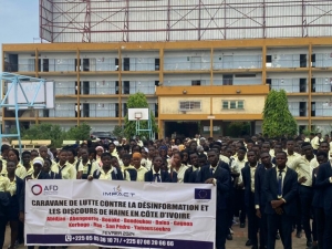 Commune de Marcory: Des &eacute;l&egrave;ves et &eacute;tudiants sont sensibilis&eacute;s sur les discours de haine et la d&eacute;sinformation